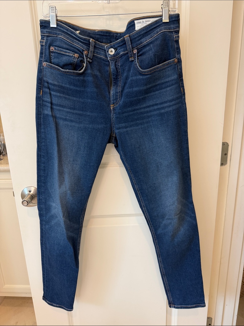 rag & bone Dark Blue Skinny Jeans